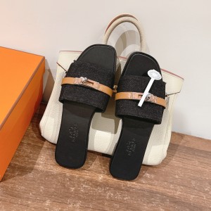 에르메스 켈리 버클 슬리퍼