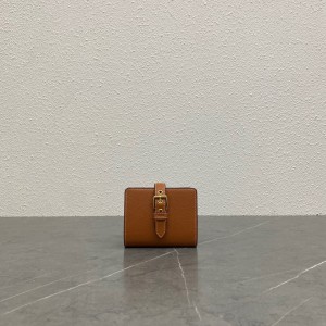 셀린느 콘티 버클 반지갑 플랫